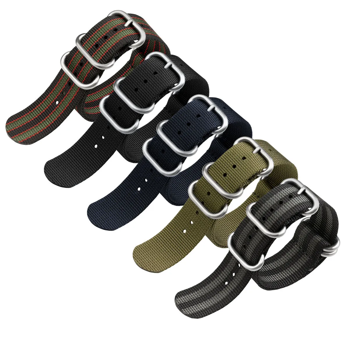 1973 British Military Watch Strap: ZULU - Khaki