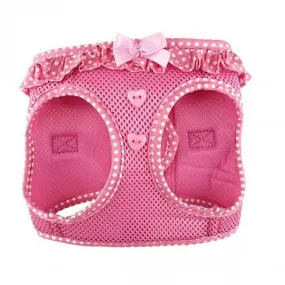 American River Dog Harness Pink Polka Dot