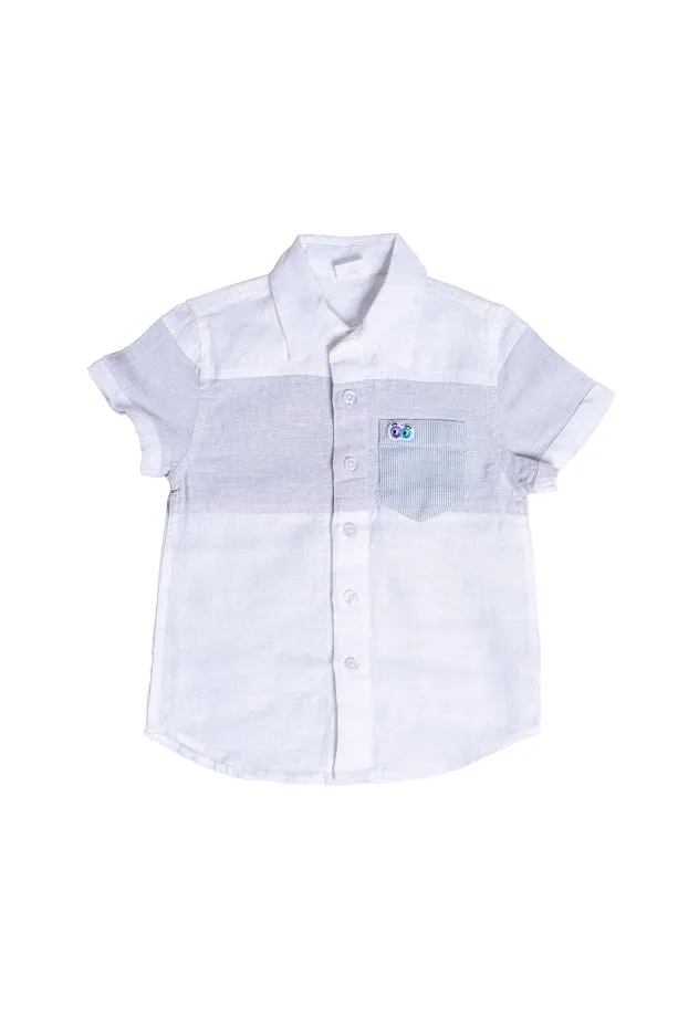 Boys Bay  Patched Shirt