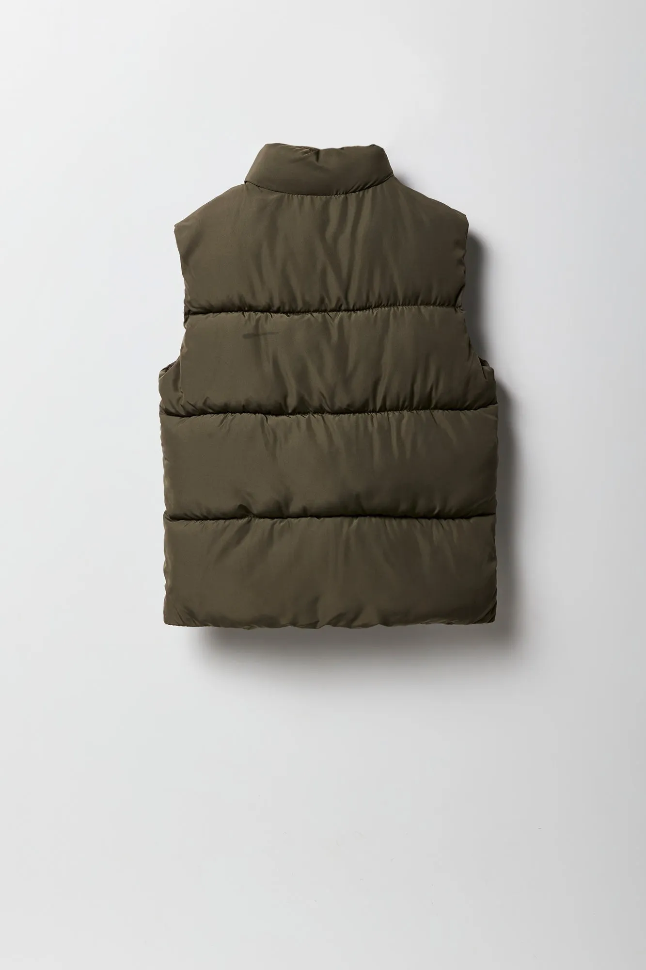 Boys Solid Puffer Vest