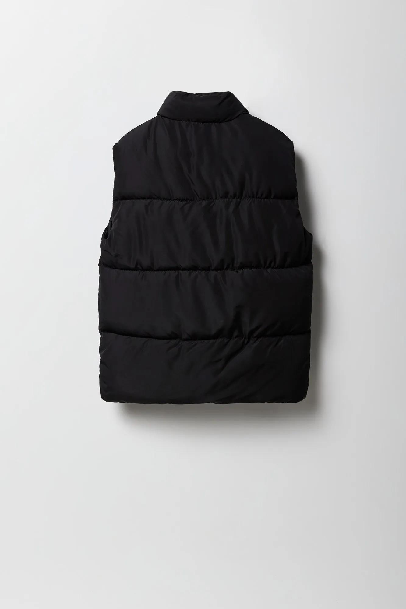 Boys Solid Puffer Vest