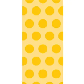 Bulk School Bus Yellow Polka Dot Favor Bags (240 per Case)