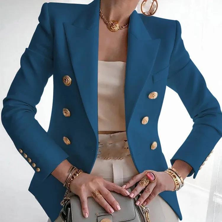 Elegant Solid Blazer