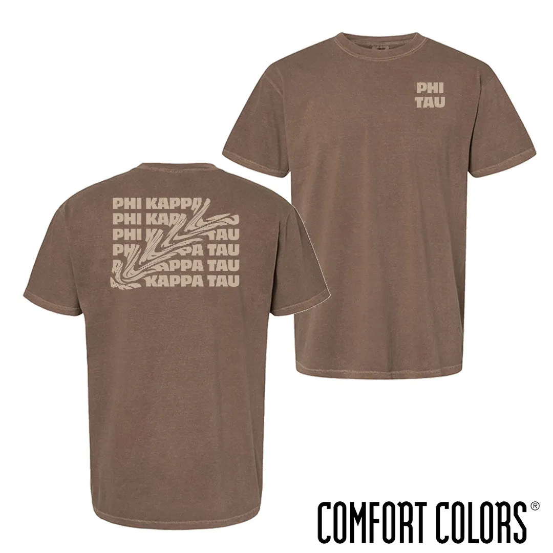 Phi Tau Comfort Colors Liquify Short Sleeve Tee